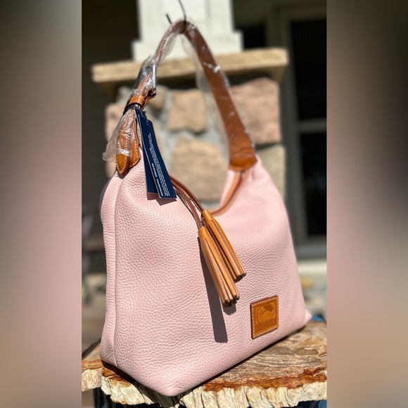 Dooney & Bourke Paige Sac Blush Pink Pebble Grain Leather NWT - Picture 16 of 17